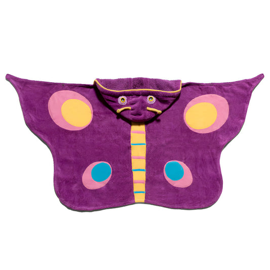 Butterfly Hooded Towel for Kids - Soft Cotton Bath Towel | Pureli Baby
